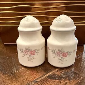 Pfaltzgraff Trousseau Salt & Pepper Shakers- Retired